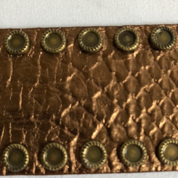 Leatherock leather jewel buckle belt size S/32 - Picture 8 of 8